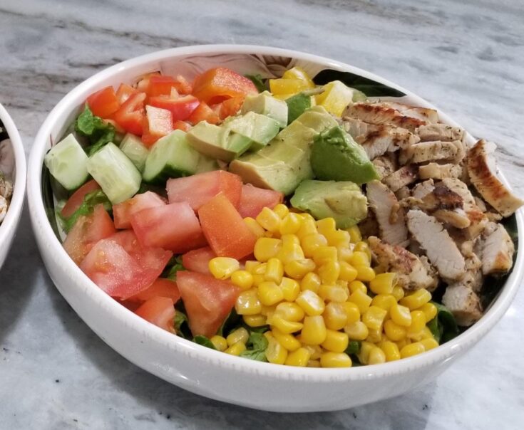 Summer Griddle Chicken Salad With Avocado Dressing