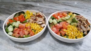 Summer Griddle Chicken Salad With Avocado Dressing