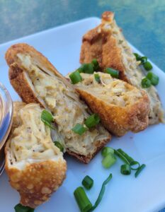 Crab Cake Egg Rolls
