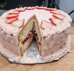 Strawberry Banana Cake