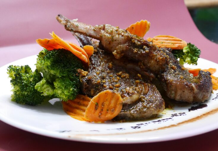 Garlic Butter Lamb Chops