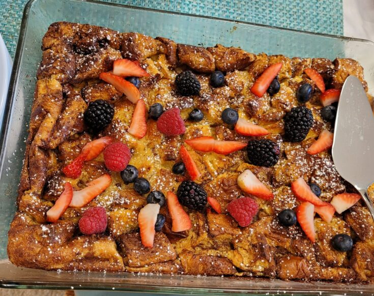 French Brioche French Toast Casserole